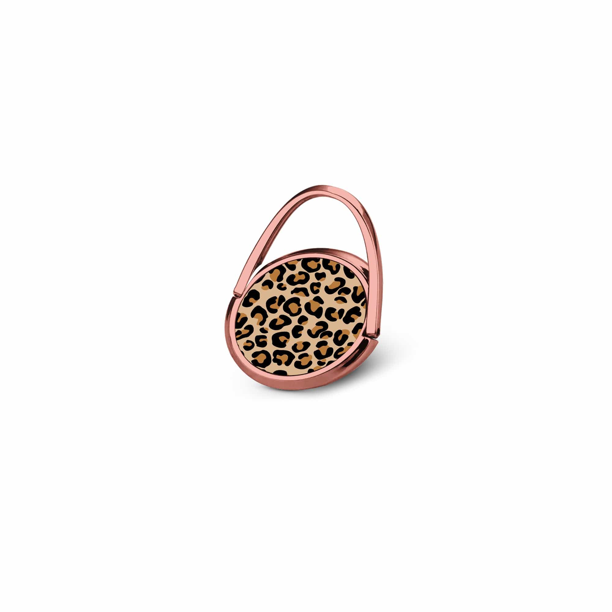 Wild Spots | Leopard Print Ring Holder in Rose Gold