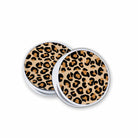 Wild Spots | Leopard Print Foldable Phone Grip in White