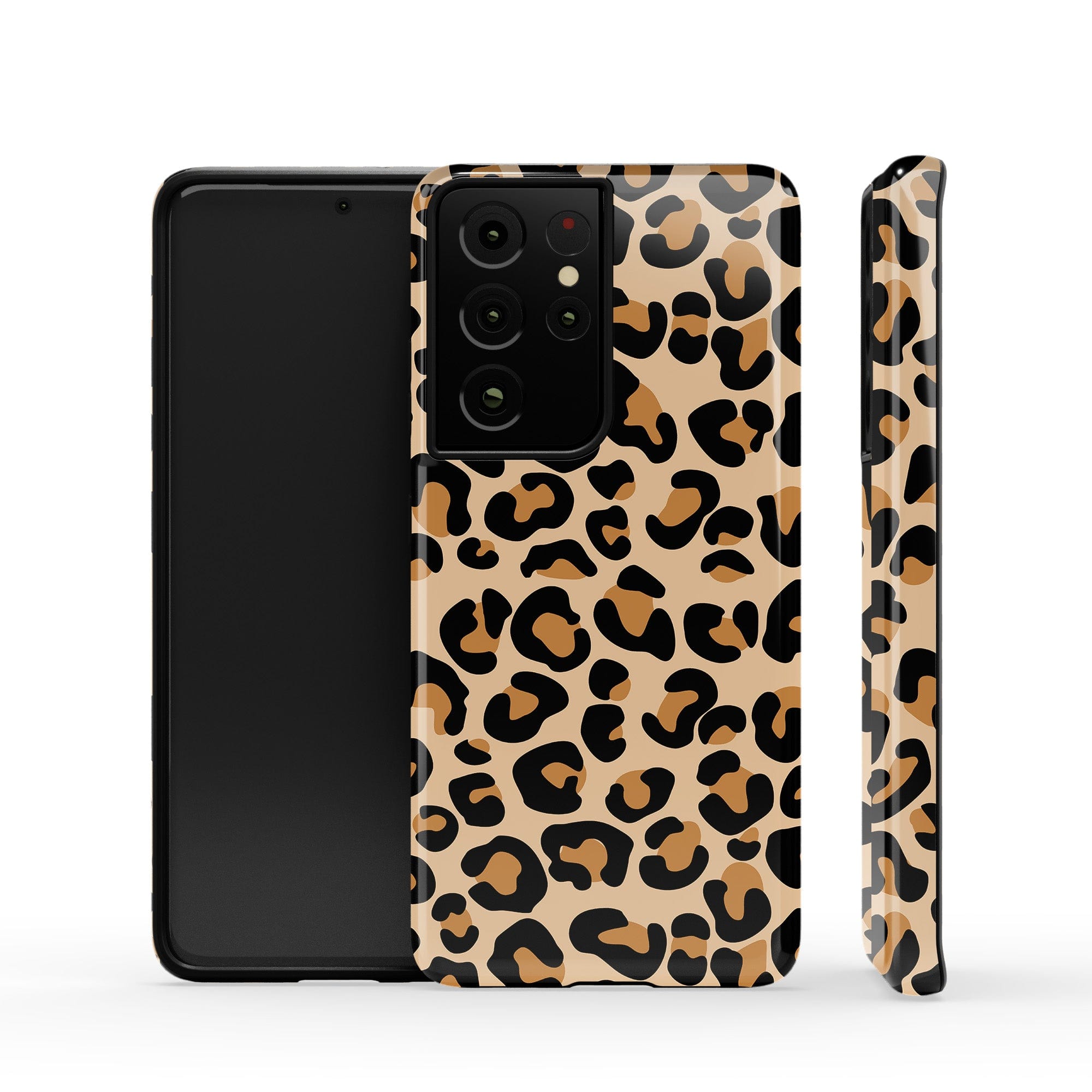 Wild Spots | Leopard Print Samsung Case Tough for Galaxy S21 Ultra