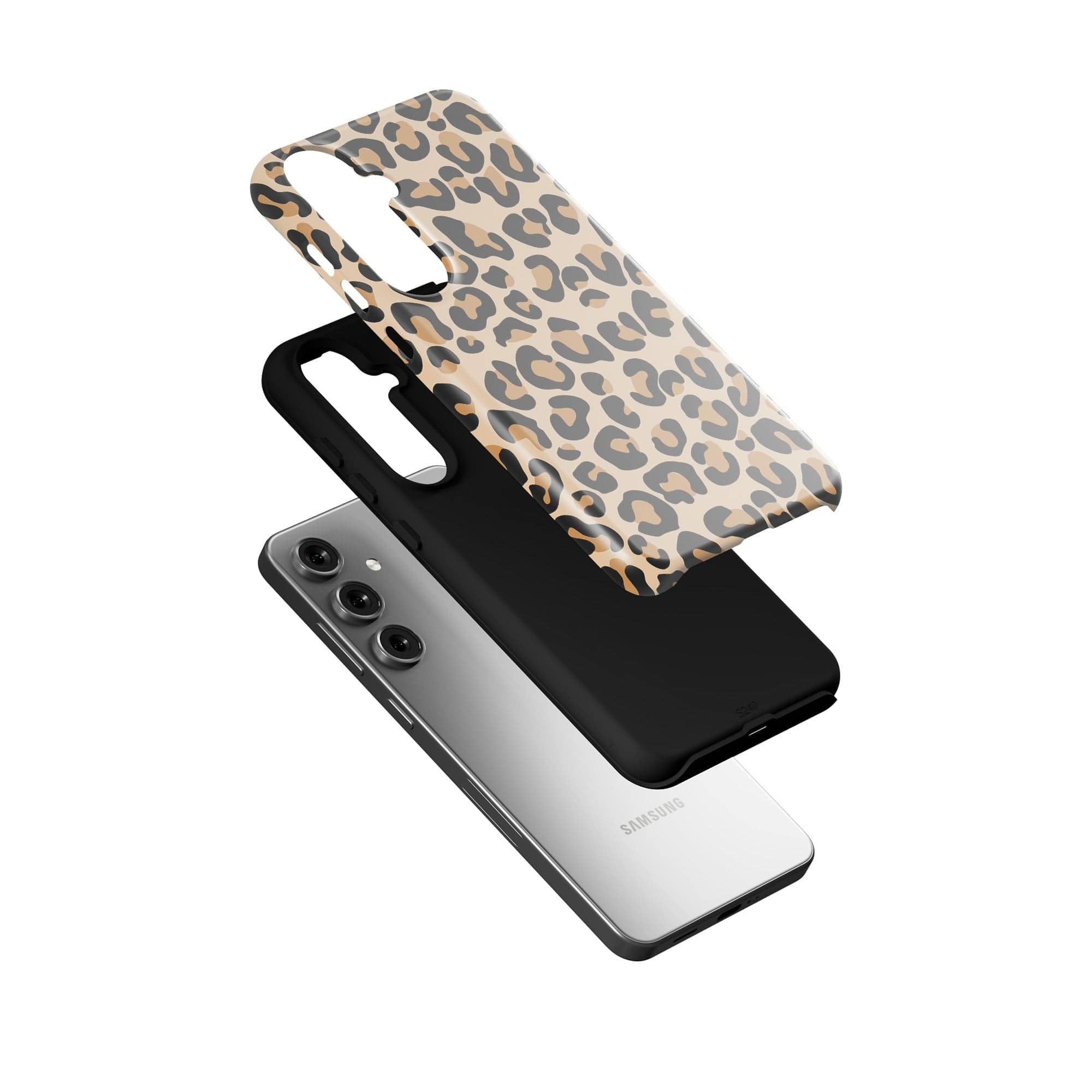 Wild Spots | Leopard Print Samsung Case Tough for Galaxy S24 Plus