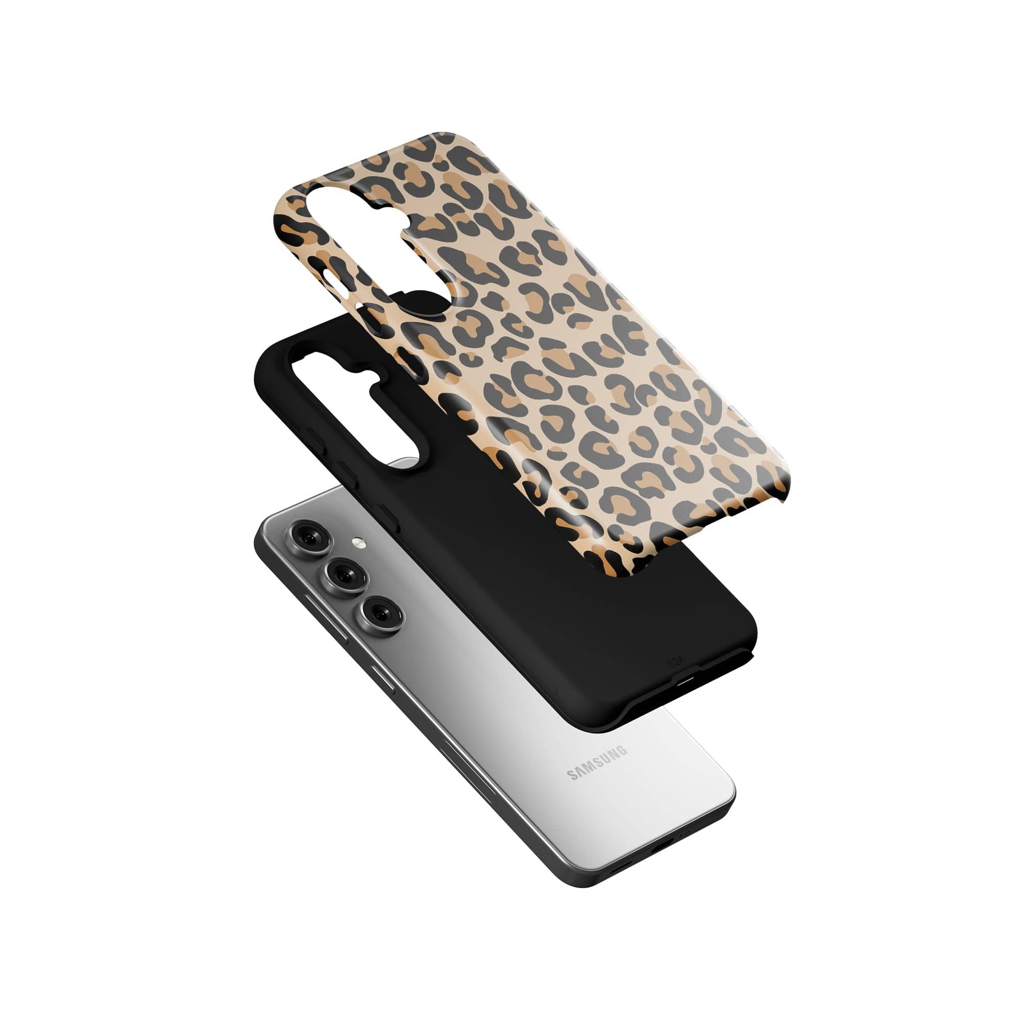 Wild Spots | Leopard Print Samsung Case Tough for Galaxy S24