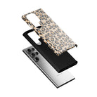 Wild Spots | Leopard Print Samsung Case Tough for Galaxy S24 Ultra