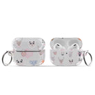 Wild Thoughts | Animal Sticker Apple AirPods Case for AirPods 3 & AirPods Pro 1&2 Silver