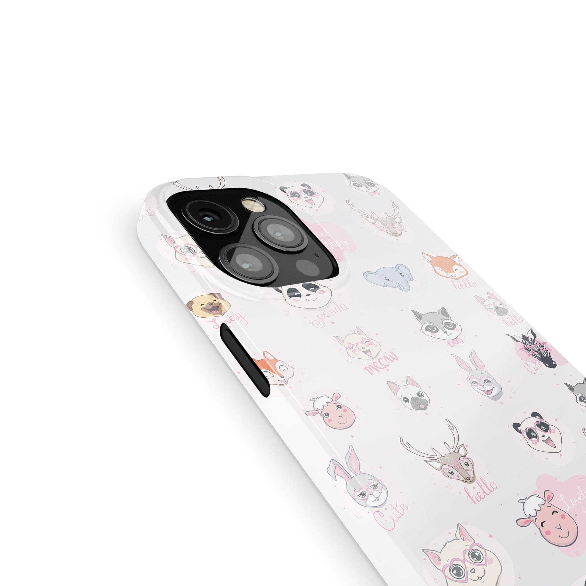 Wild Thoughts | Animal Sticker Case Slim for iPhone SE (2022 & 2022)