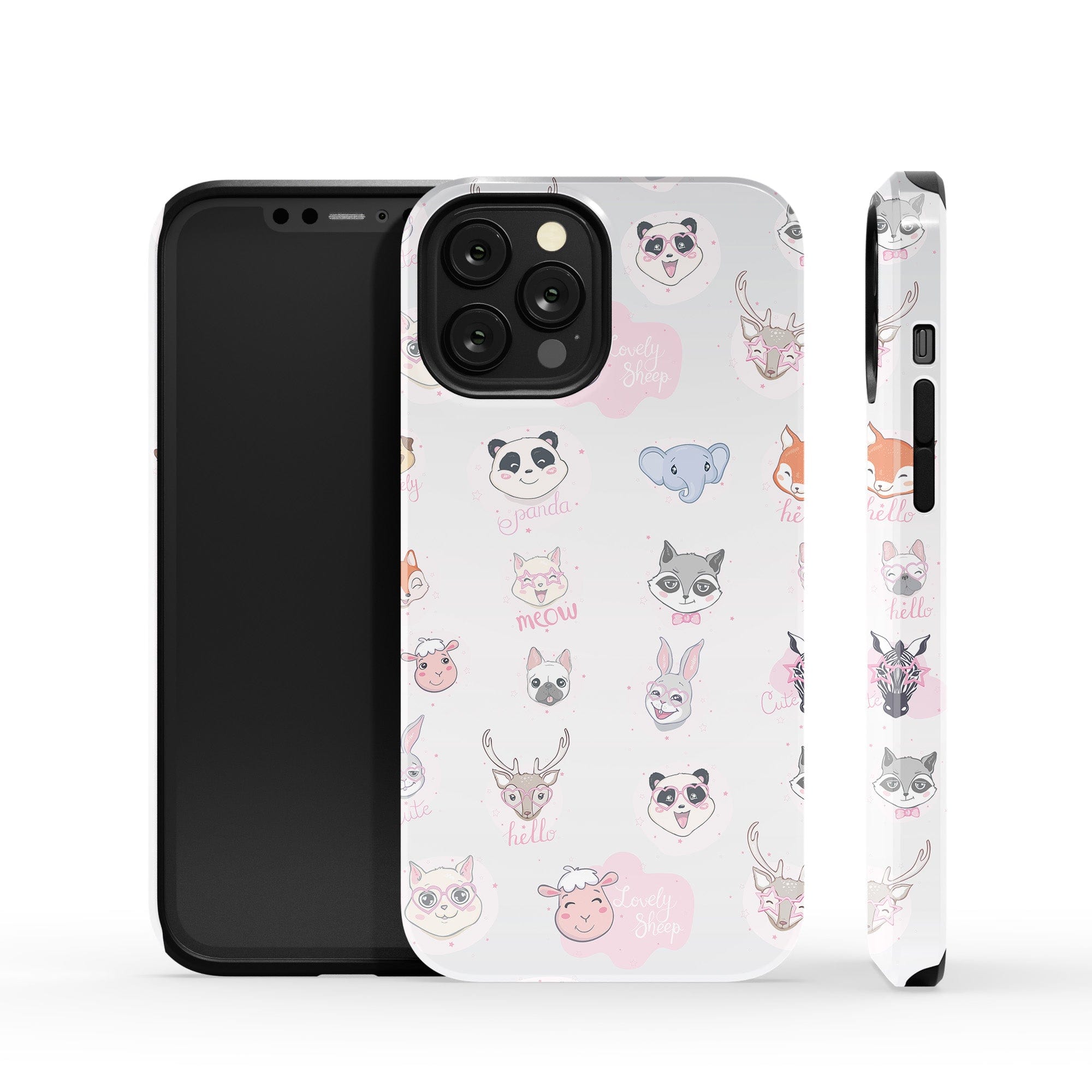 Wild Thoughts | Animal Sticker Case Clear for iPhone SE (2022 & 2022)