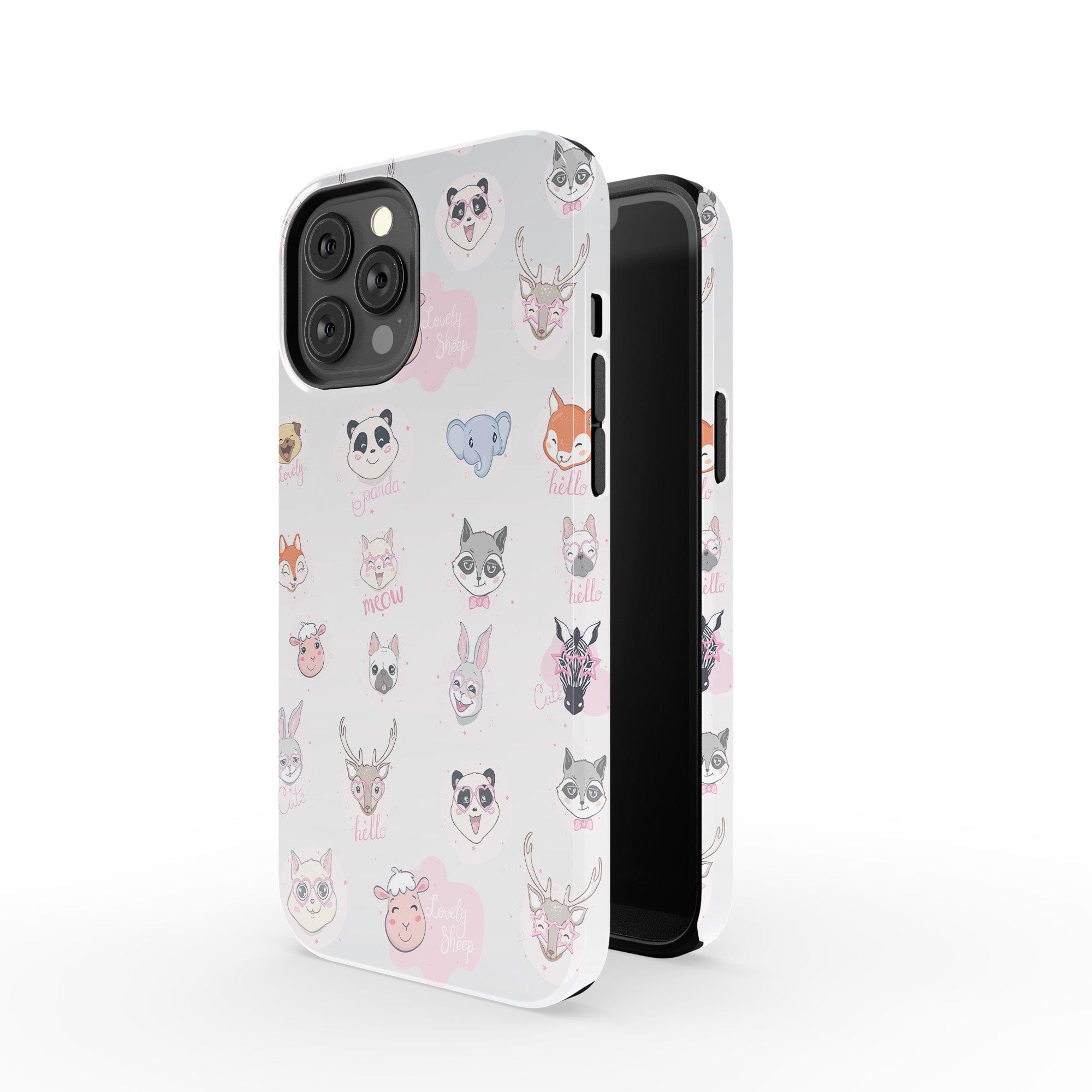 Wild Thoughts | Animal Sticker Case Clear for iPhone XS Max