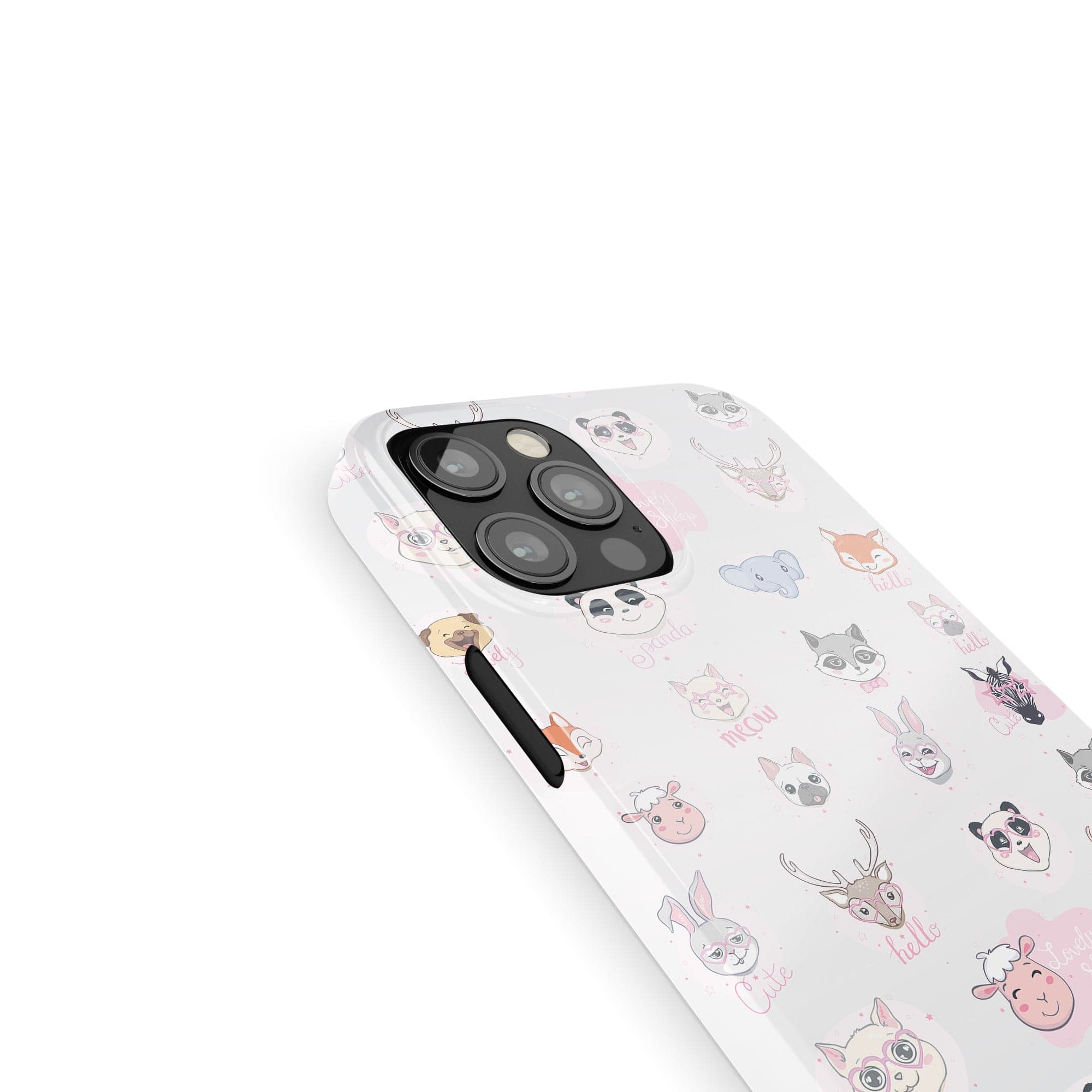 Wild Thoughts | Animal Sticker Case Clear for iPhone XR