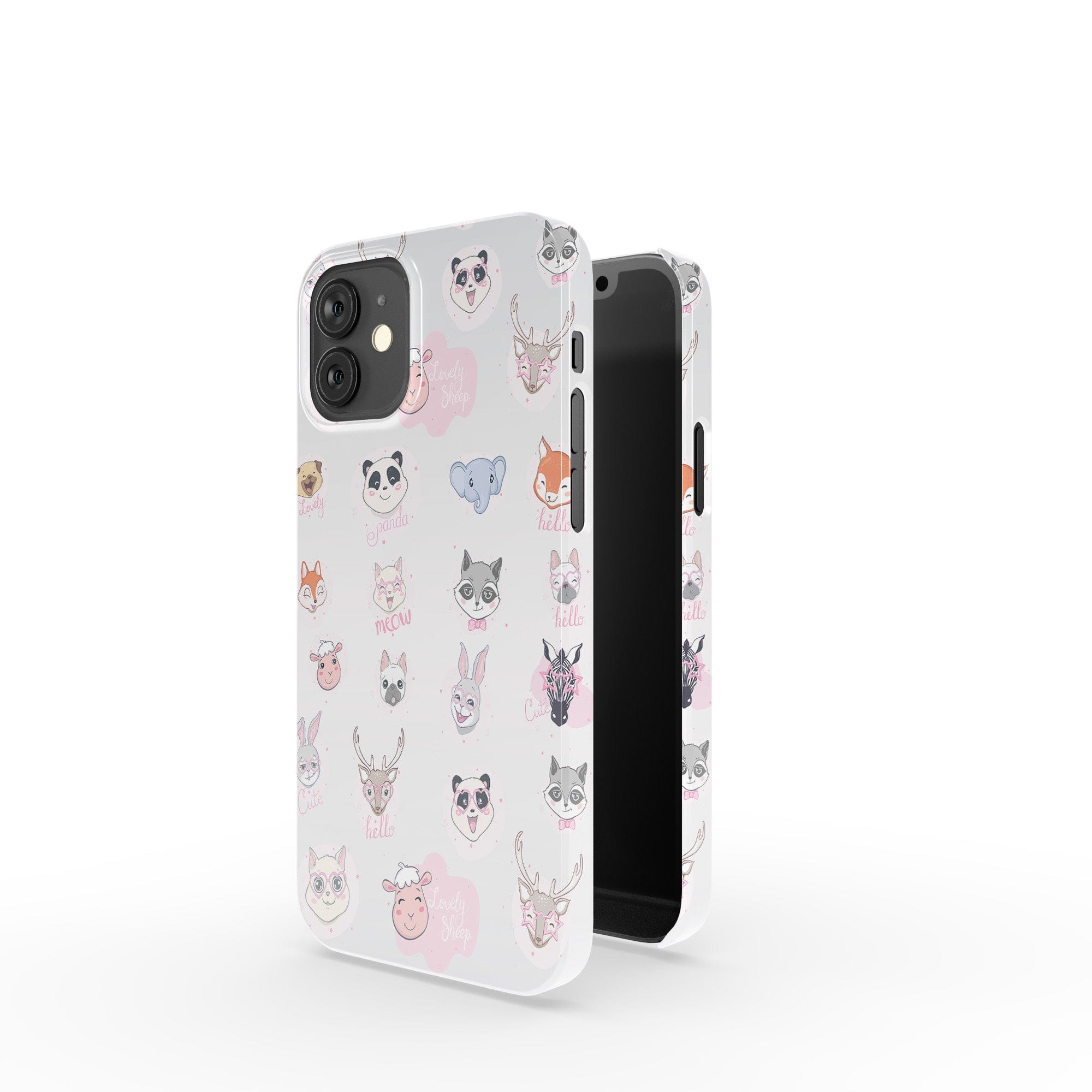 Wild Thoughts | Animal Sticker Case Clear for iPhone 7/8