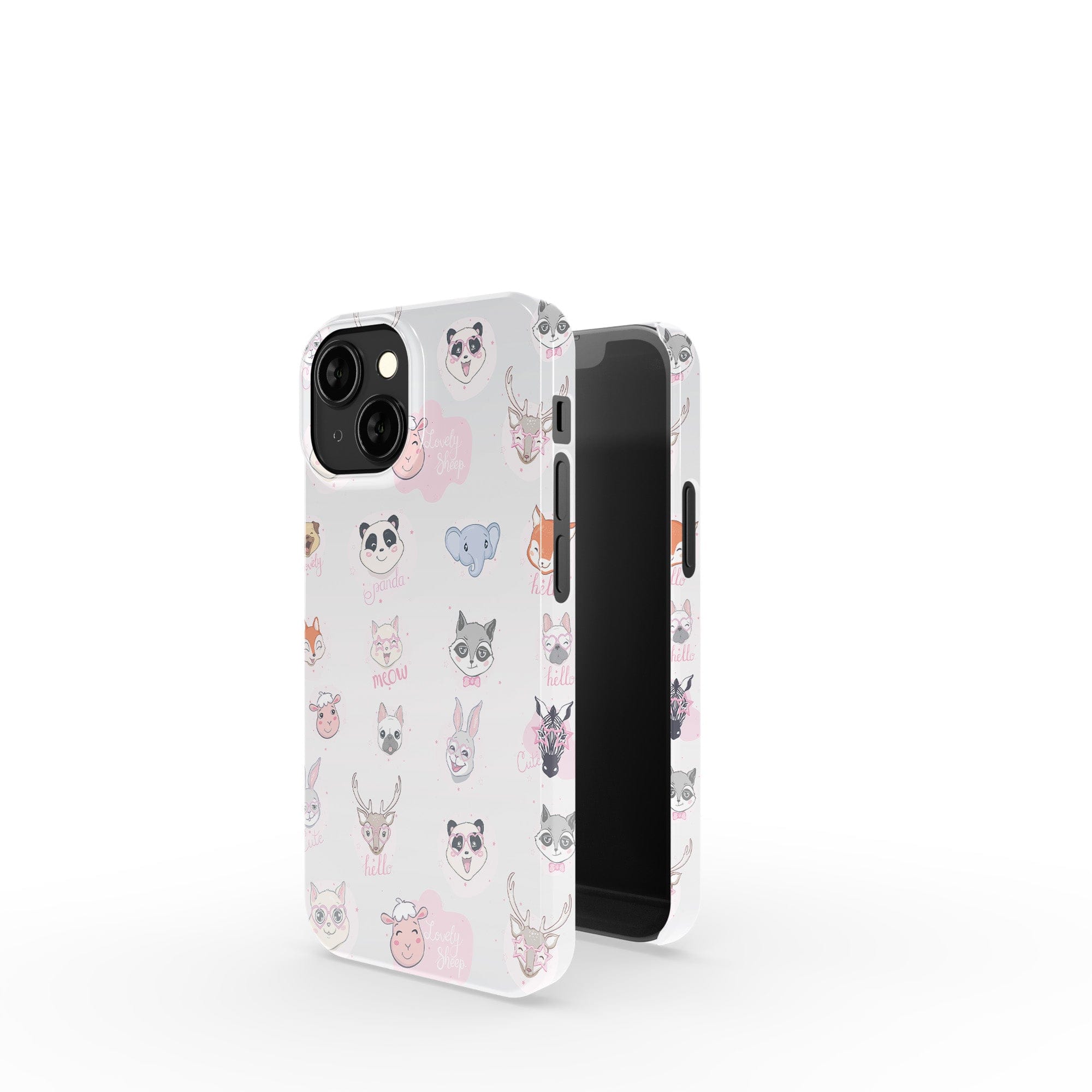 Wild Thoughts | Animal Sticker Case Clear for iPhone 11 Pro Max