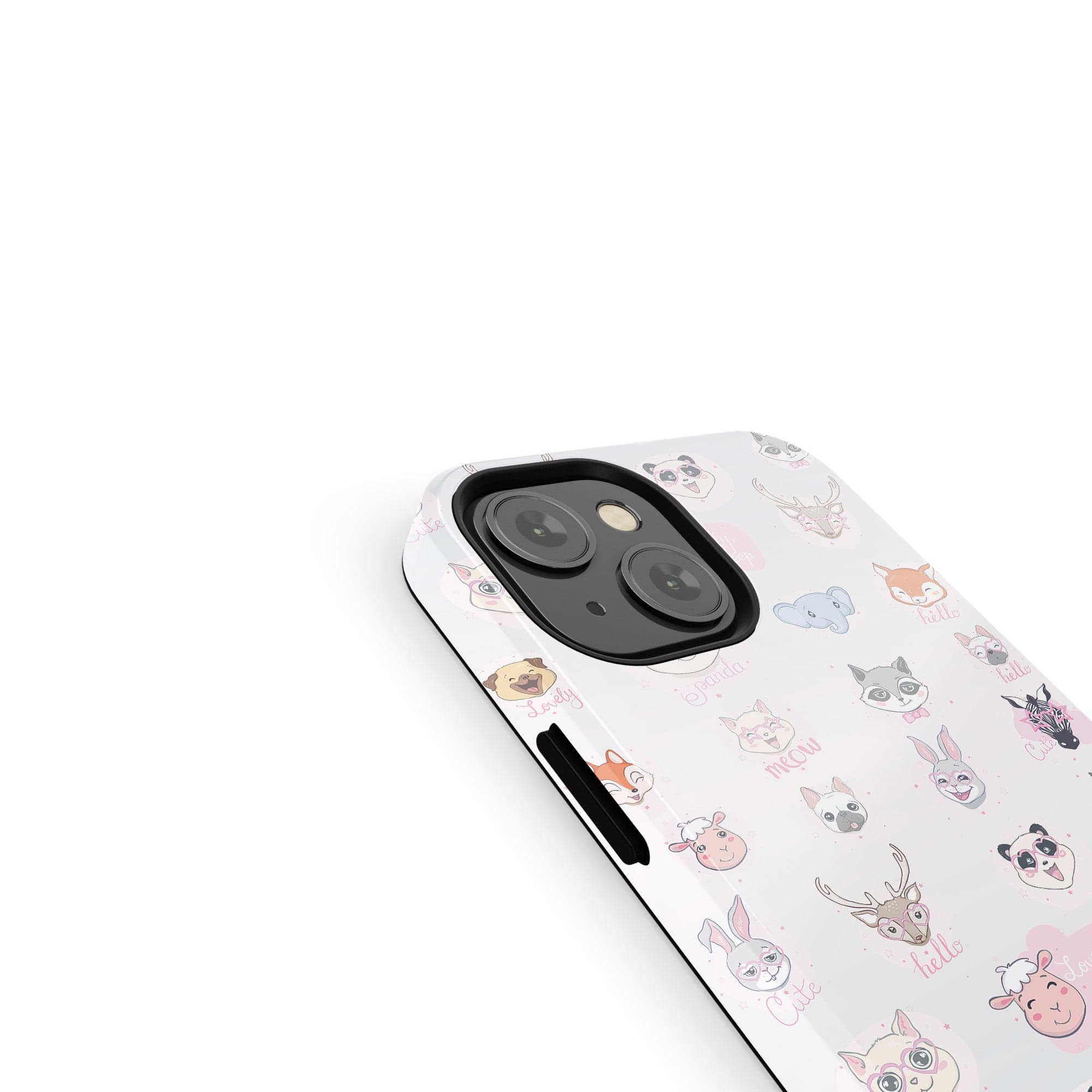 Wild Thoughts | Animal Sticker Case Clear for iPhone 11 Pro