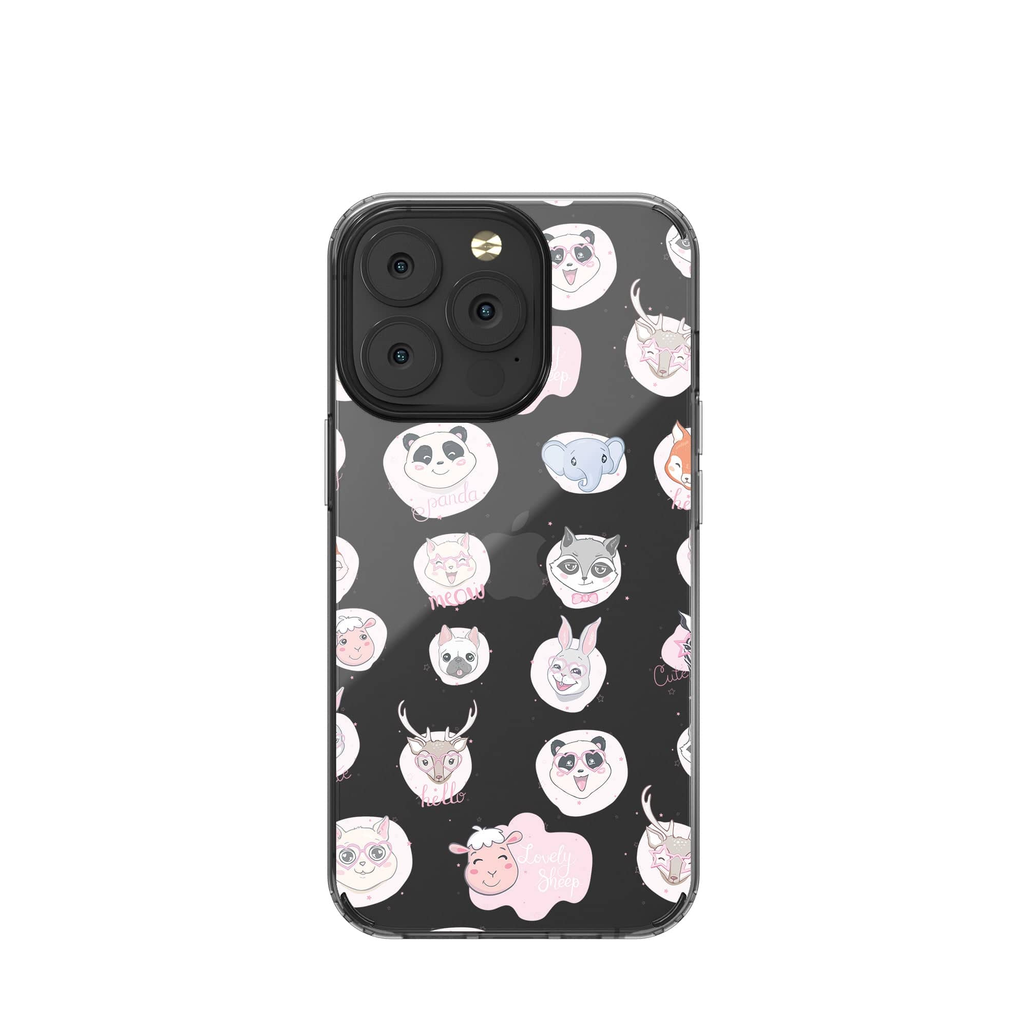 Wild Thoughts | Animal Sticker Case Slim for iPhone 12 Pro