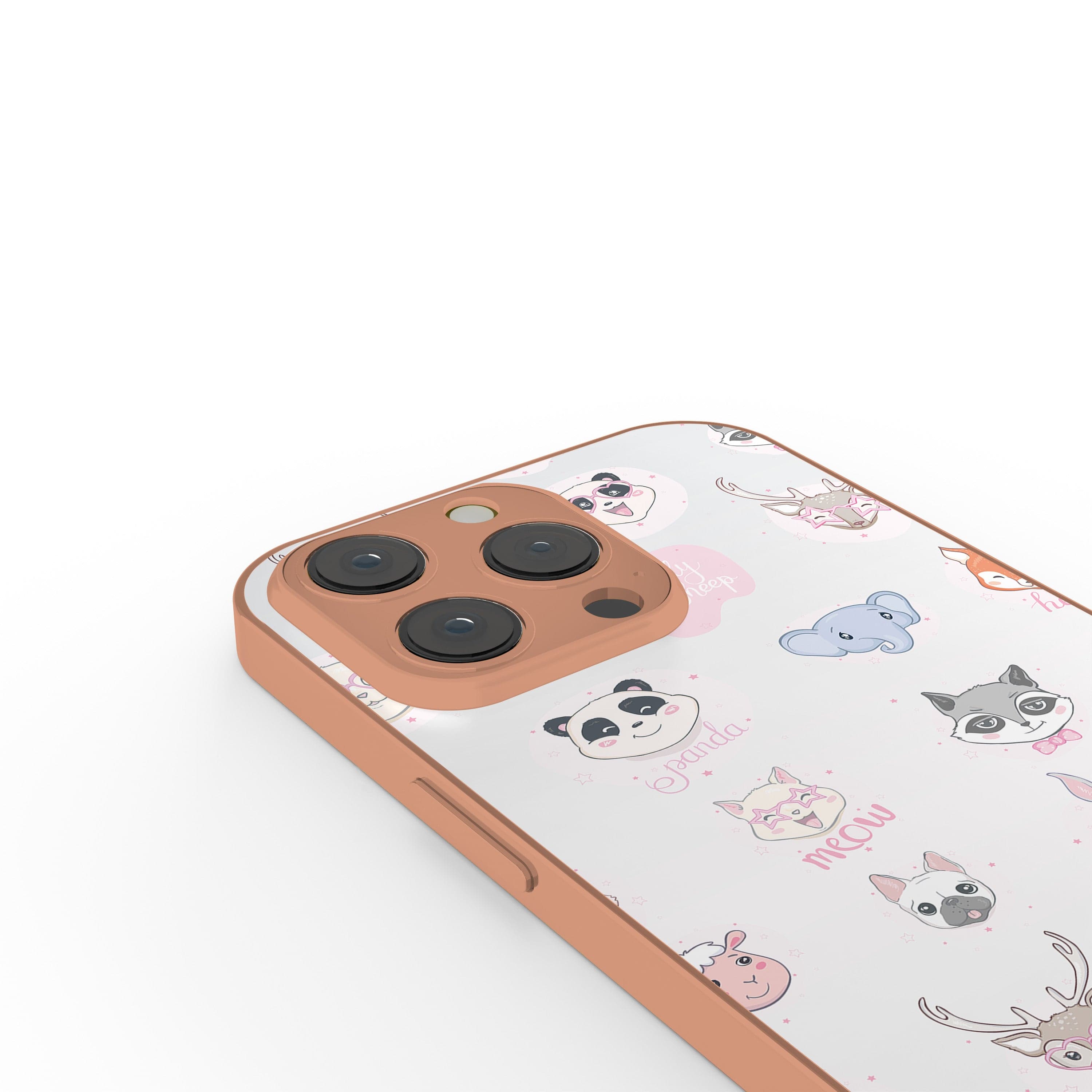 Wild Thoughts | Animal Sticker Precious Metals Case in Rose Gold