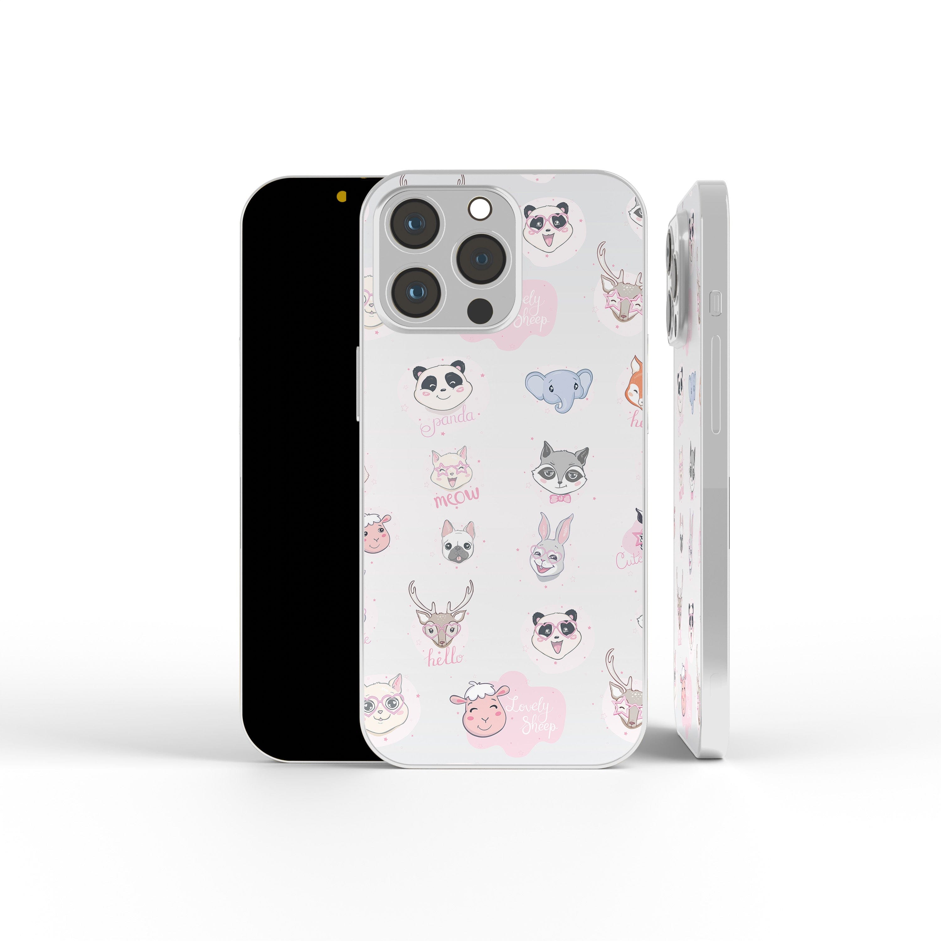 Wild Thoughts | Animal Sticker Precious Metals Case in Silver