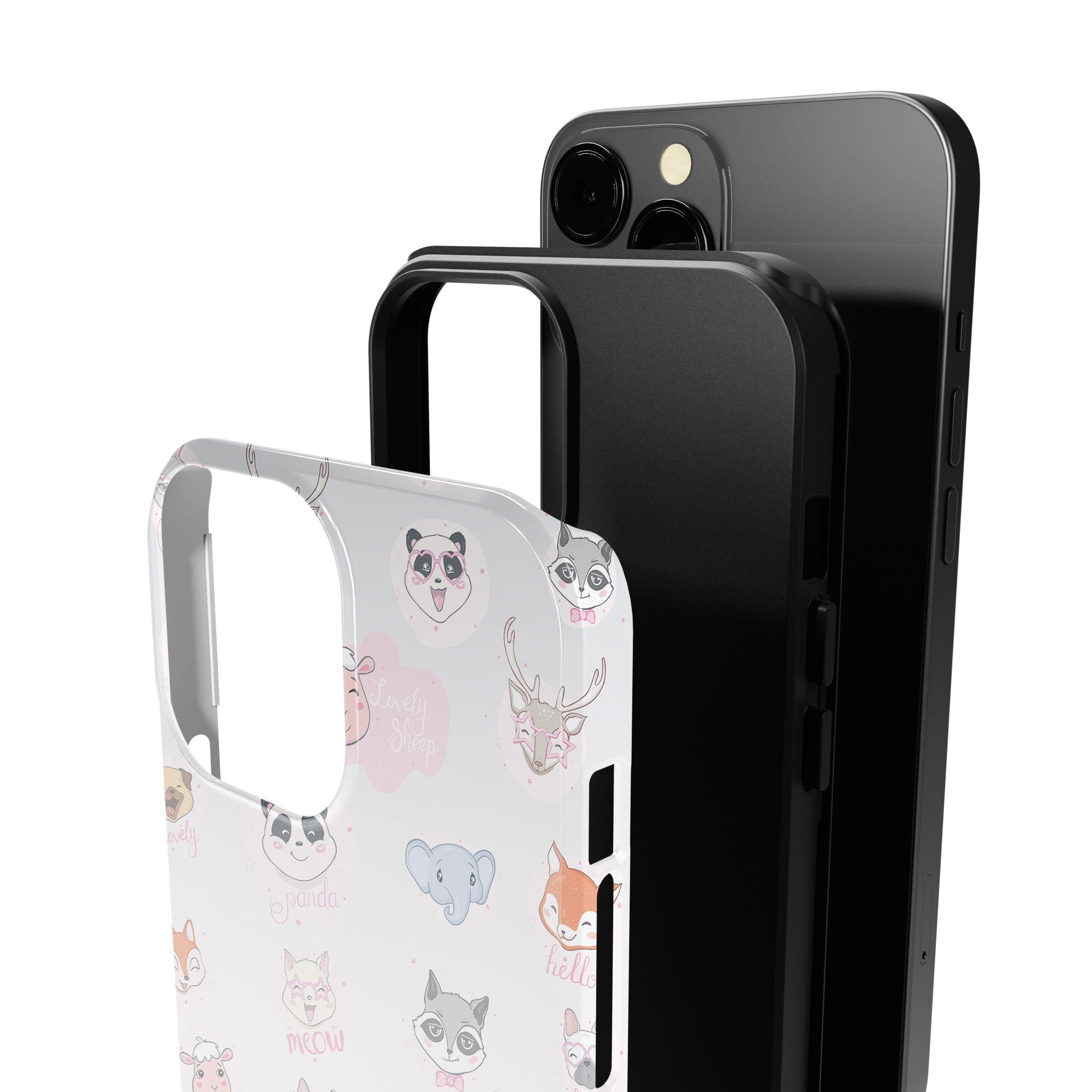 Wild Thoughts | Animal Sticker Case Tough for iPhone 13 Pro