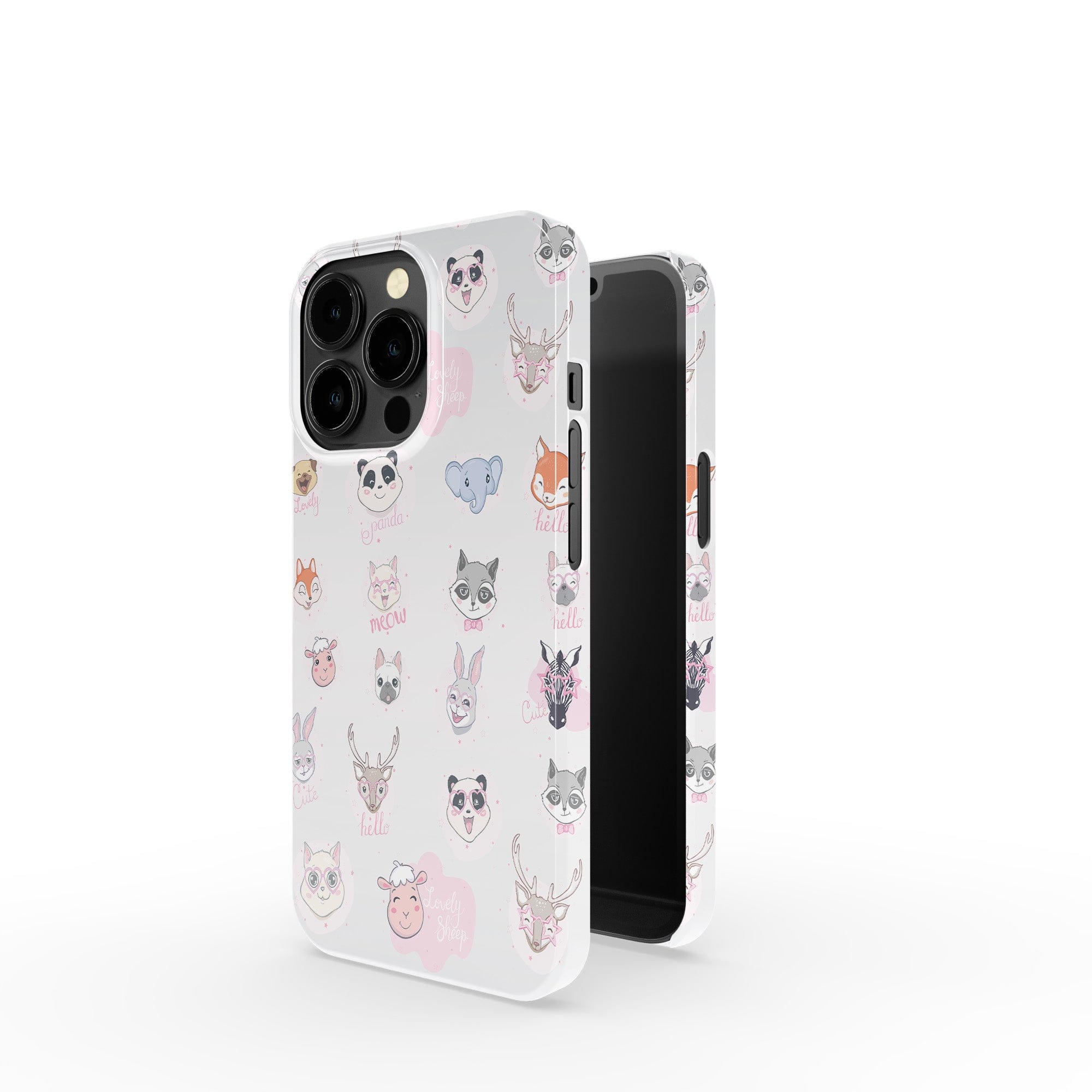 Wild Thoughts | Animal Sticker Case Tough for iPhone 13 Mini