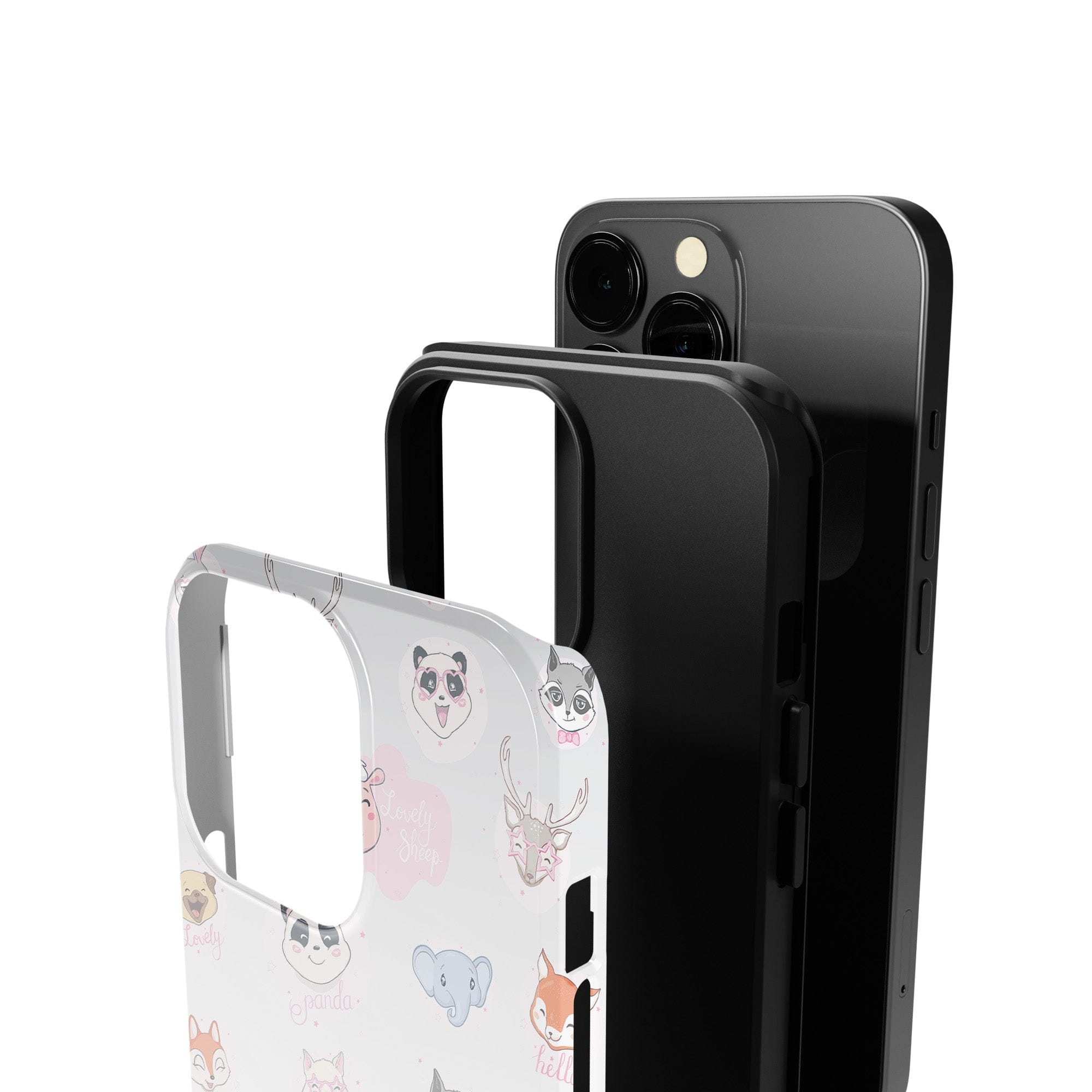 Wild Thoughts | Animal Sticker Case Slim for iPhone 12 Pro Max