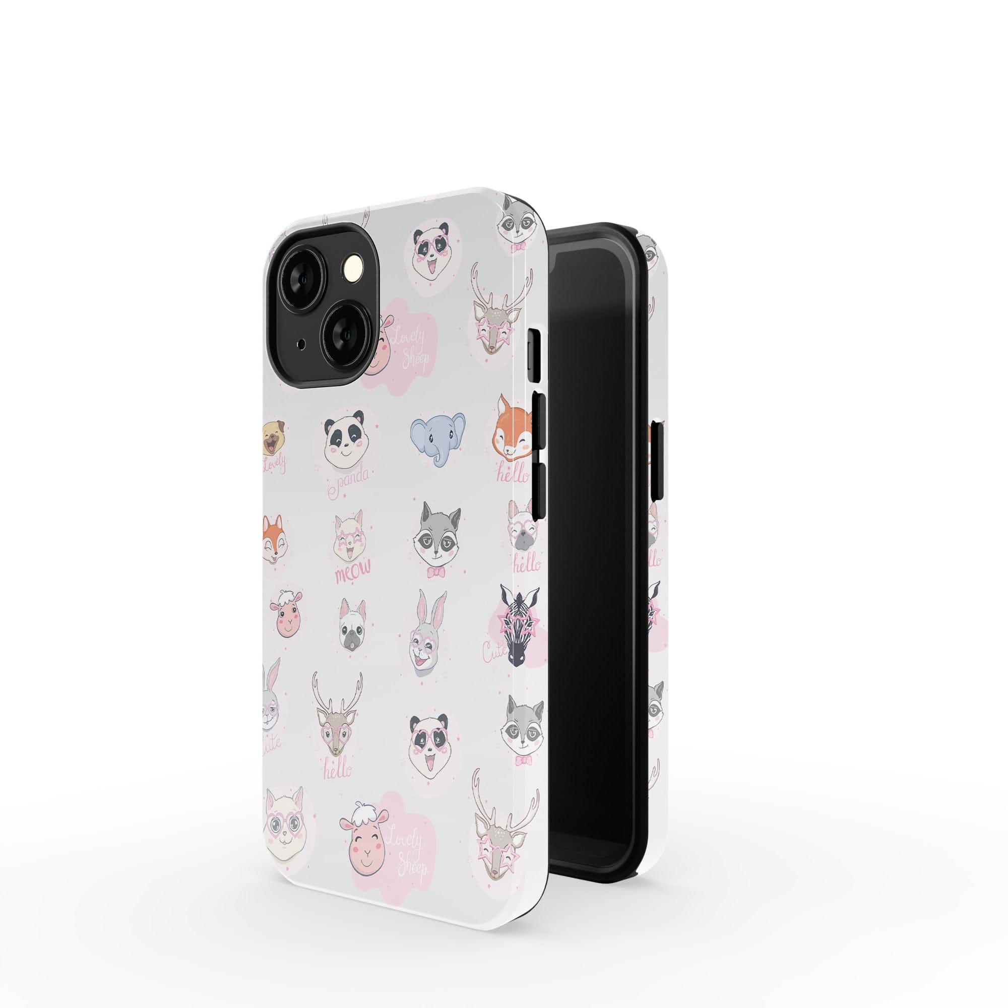 Wild Thoughts | Animal Sticker Case Tough for iPhone 12 Mini