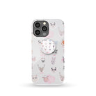 Wild Thoughts | Animal Sticker Foldable Phone Grip in White