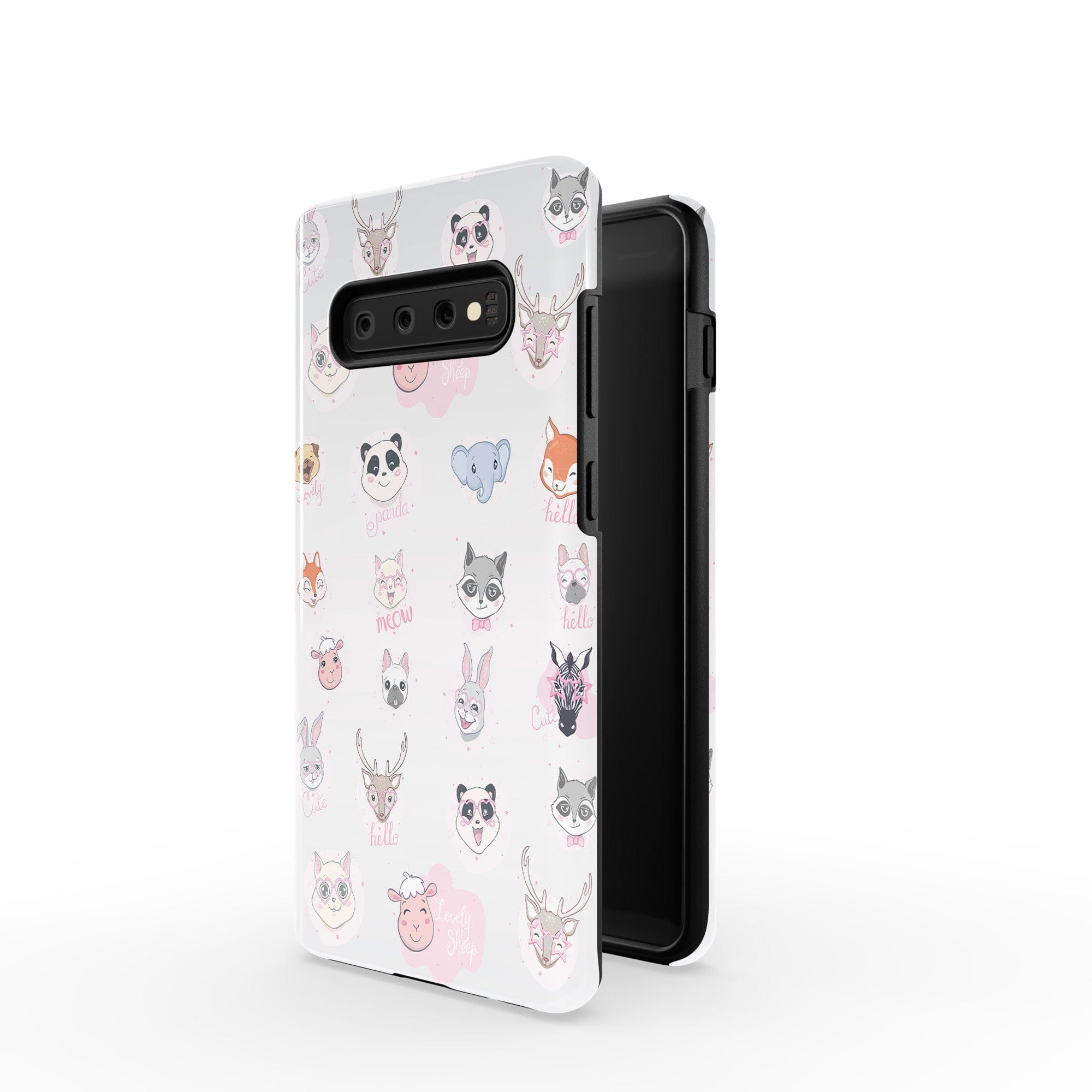 Wild Thoughts | Animal Sticker Samsung Case Tough for Galaxy S10 Plus 