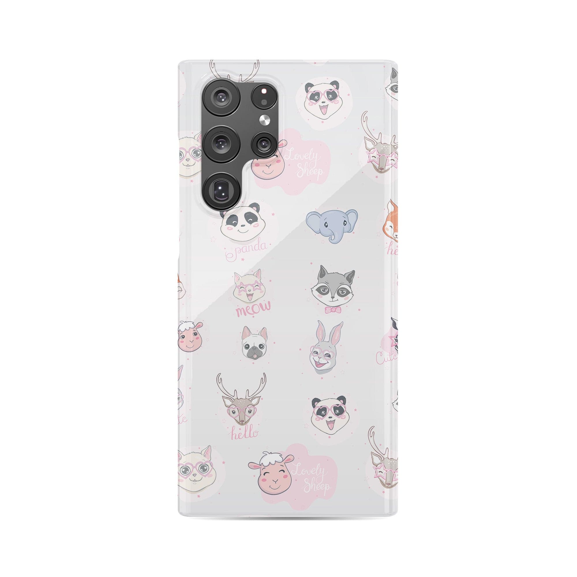 Wild Thoughts | Animal Sticker Samsung Case Slim for Galaxy S22 Ultra