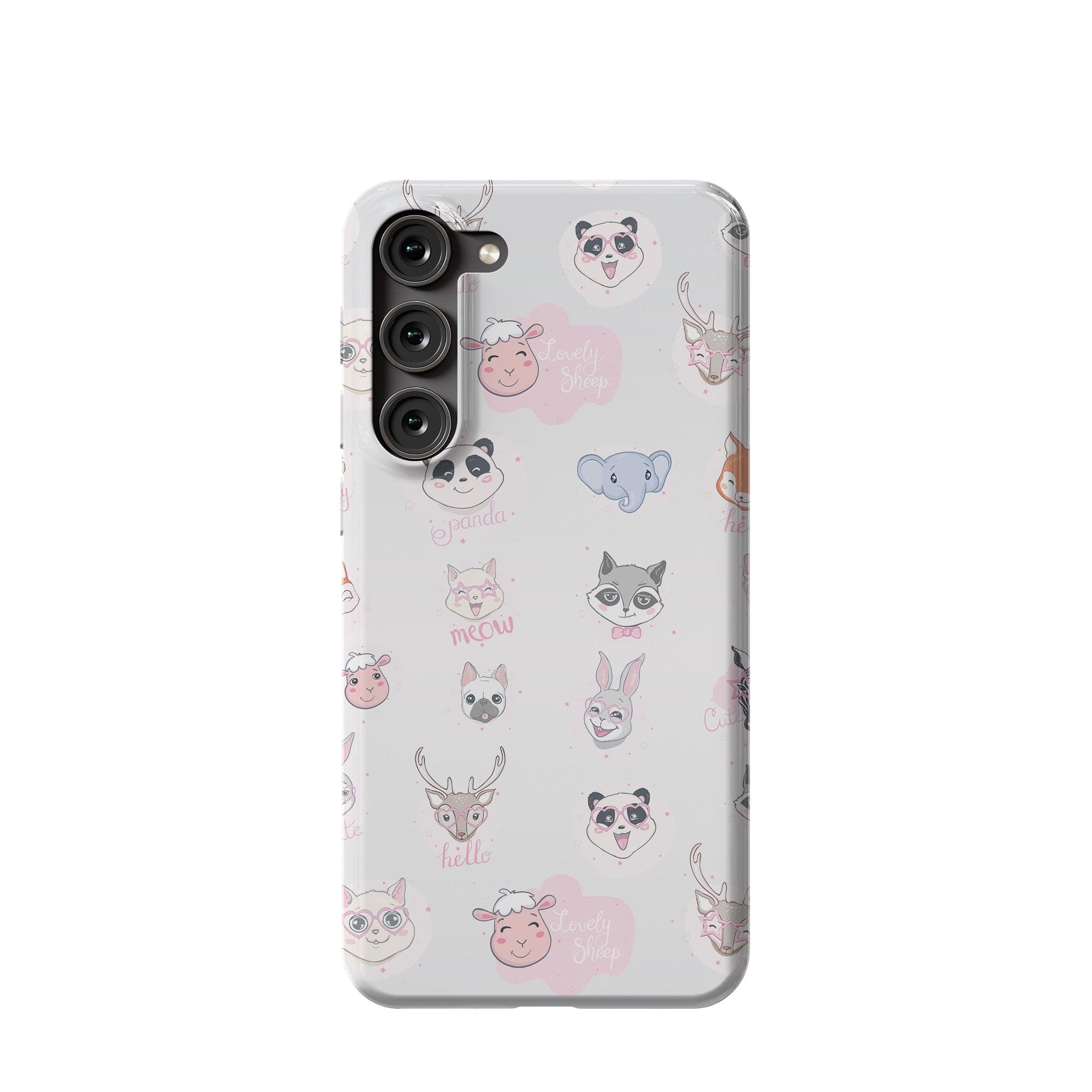 Wild Thoughts | Animal Sticker Samsung Case Slim for Galaxy S23 Plus