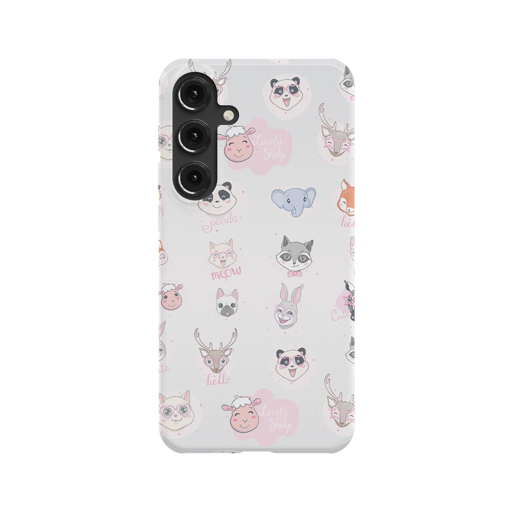 Wild Thoughts | Animal Sticker Samsung Case Slim for Galaxy S24 Plus